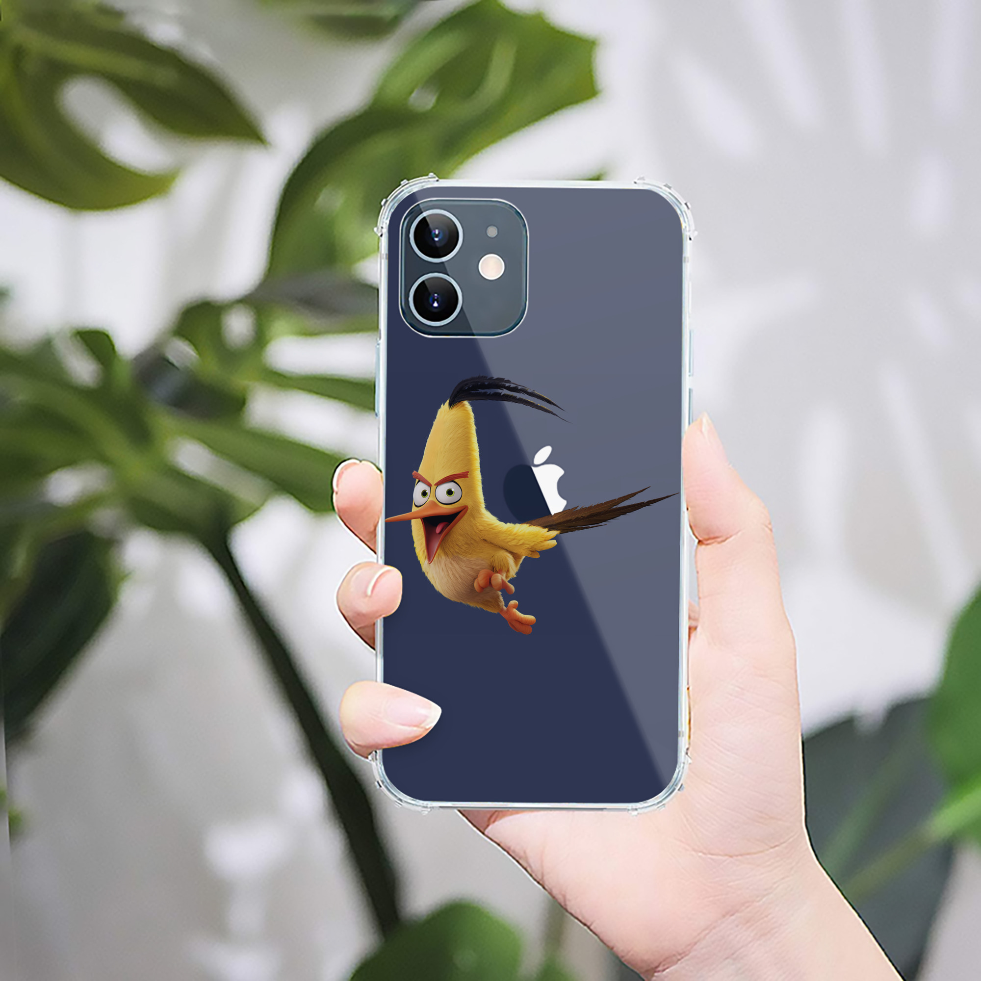 （画像用） Angry Birds アングリーバード 【iPhone 12シリーズ対応】透明スマホケース（クリアソフトケース）